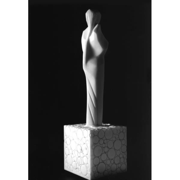 Nathalie due - white carrara marble 2000